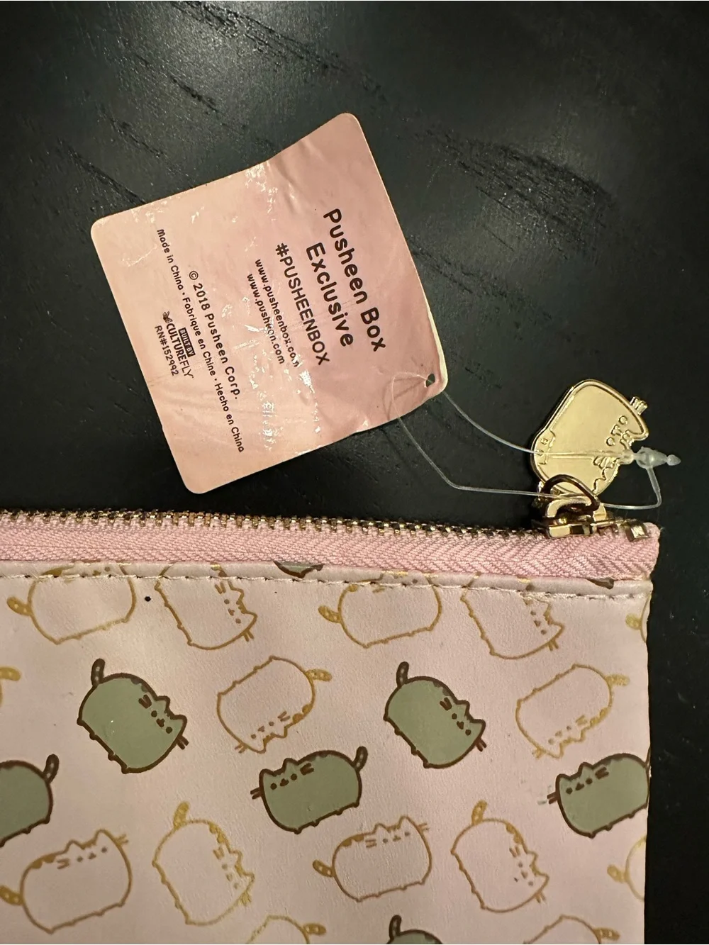 Pusheen Pink Pencil Pouch from Exclusive Box